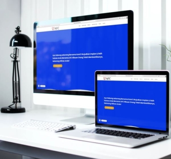 Portofolio website suplemen kesehatan