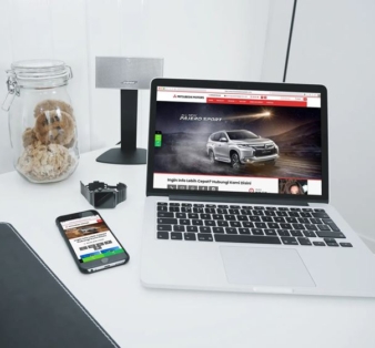 Portfolio Website dealer mitsubishi